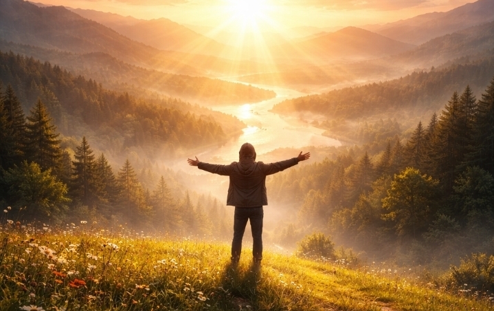 Reflexão motivacional sobre fé, esperança e o poder de acreditar