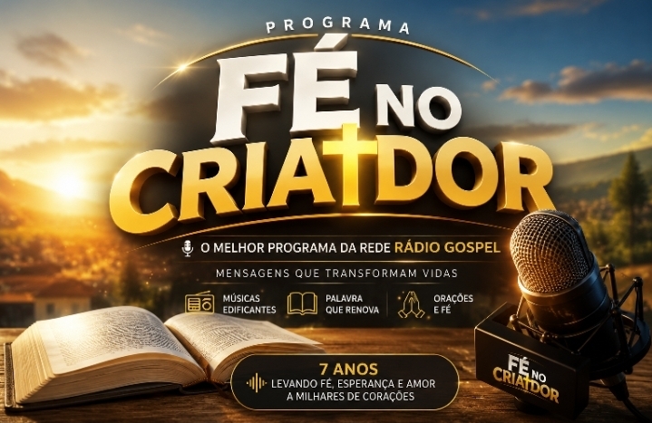 Programa Momento Fé no Criador completa 7 anos e reúne milhares de ouvintes